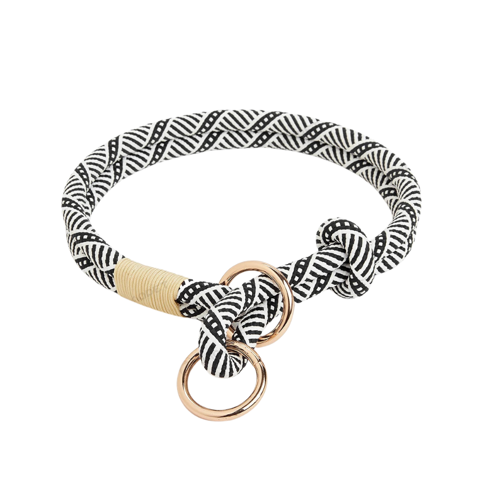 P-Shape Adjustable Rope Dog Collar