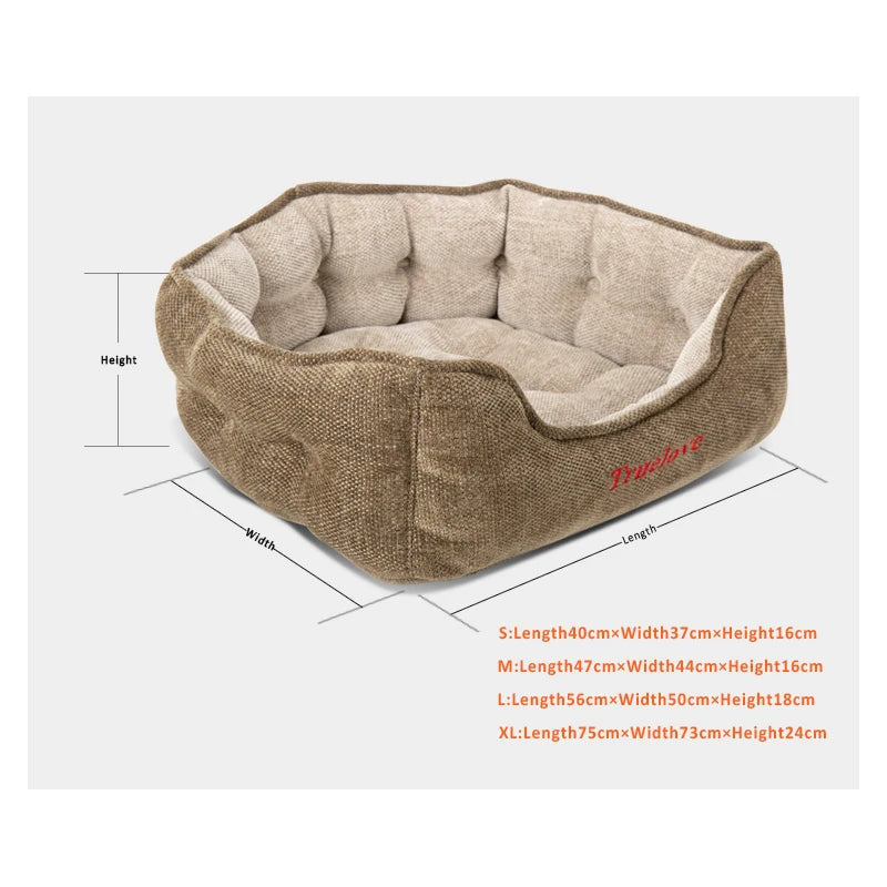 Super Soft Plush Pet Bed – Round Cushion Mat for Dogs & Cats