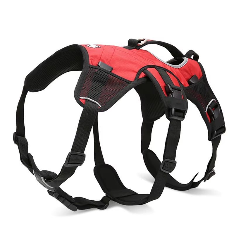 2-in-1 Backpack Carrier Dog Harness – Detachable Harness & Waterproof Bag for Outdoor Use