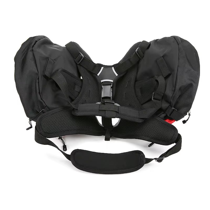2-in-1 Backpack Carrier Dog Harness – Detachable Harness & Waterproof Bag for Outdoor Use