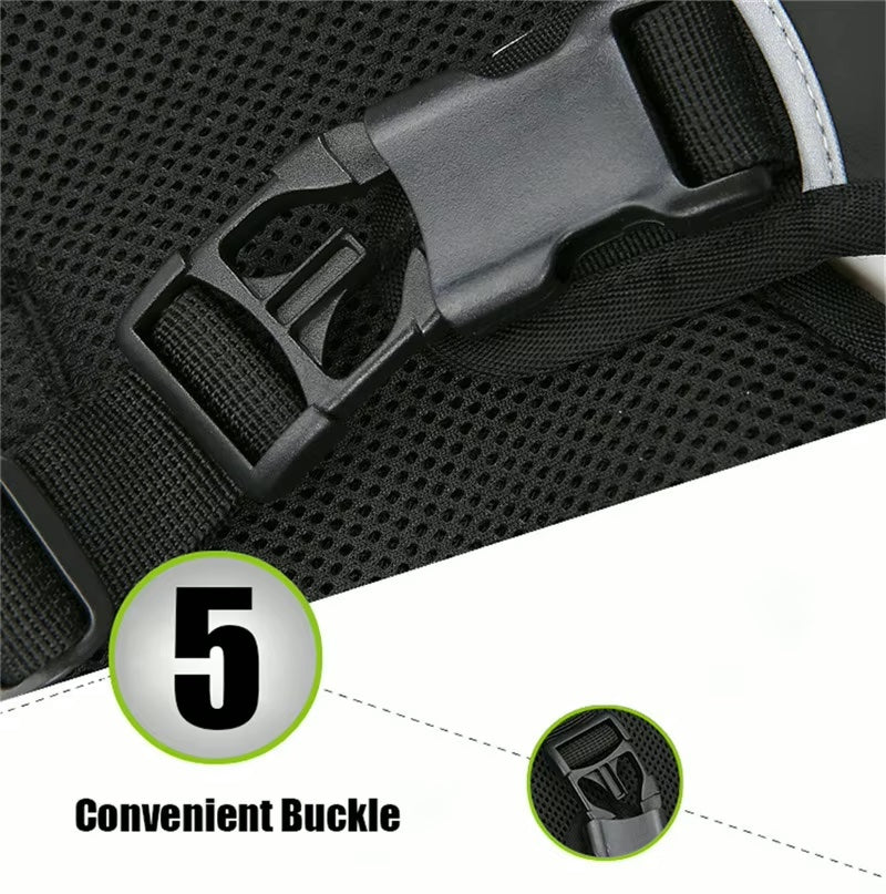 2-in-1 Backpack Carrier Dog Harness – Detachable Harness & Waterproof Bag for Outdoor Use