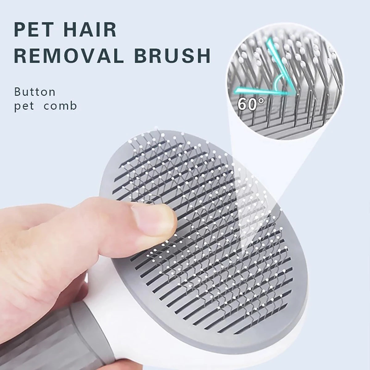 Stainless Steel Bristle Pet Hair Brush