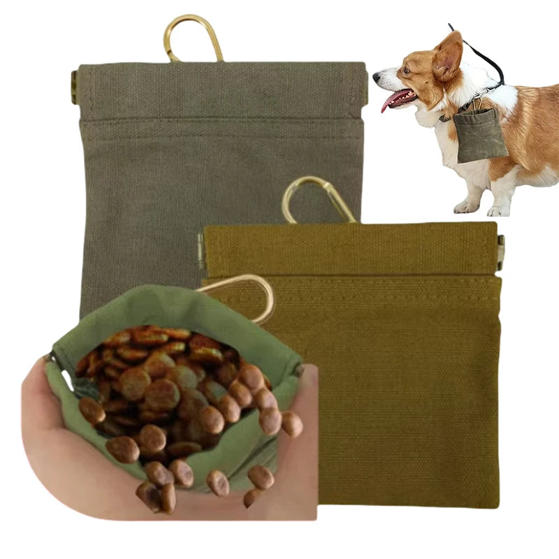 Portable Dog Treat Pouch – Durable Outdoor Training Snack Bag & Food Storage