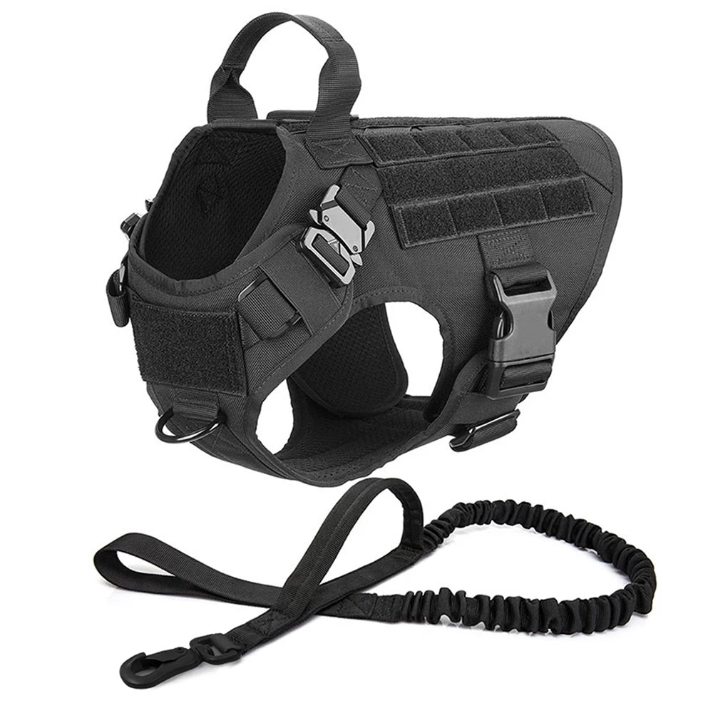 Tactical Dog Harness Set