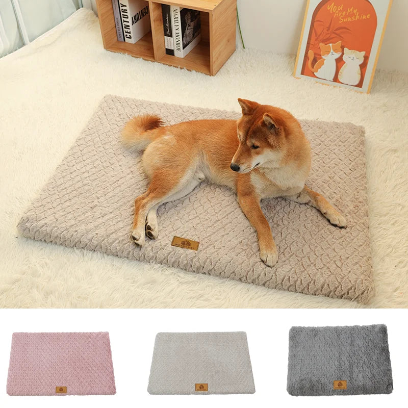 Orthopedic Faux Fur Waterproof Dog Bed