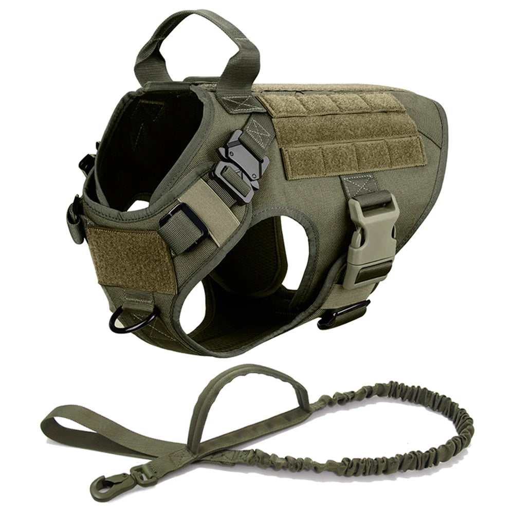 Tactical Dog Harness Set