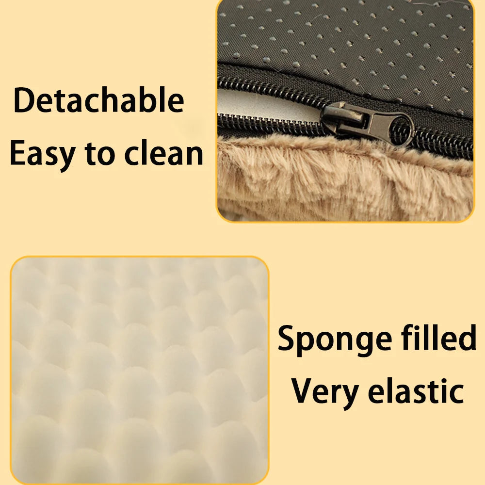 Orthopedic Faux Fur Waterproof Dog Bed