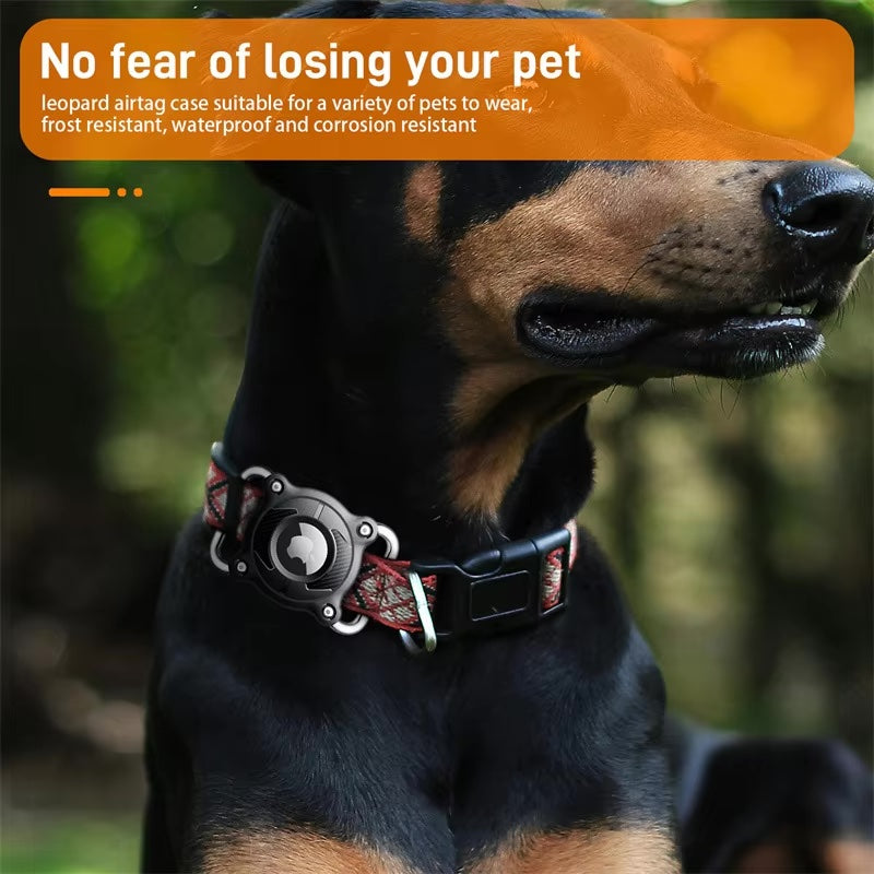 Waterproof Airtag Dog Collar Holder – Ultralight, Fully Sealed Metal Case, Removable for Apple AirTag (Excludes AirTag)