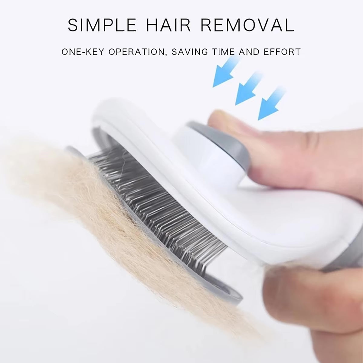 Stainless Steel Bristle Pet Hair Brush