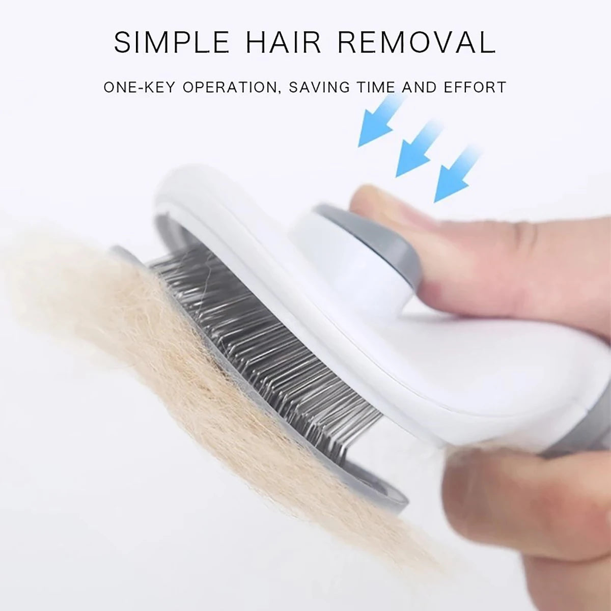 Stainless Steel Bristle Pet Hair Brush