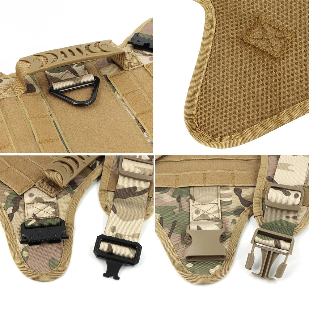Tactical Dog Harness Set
