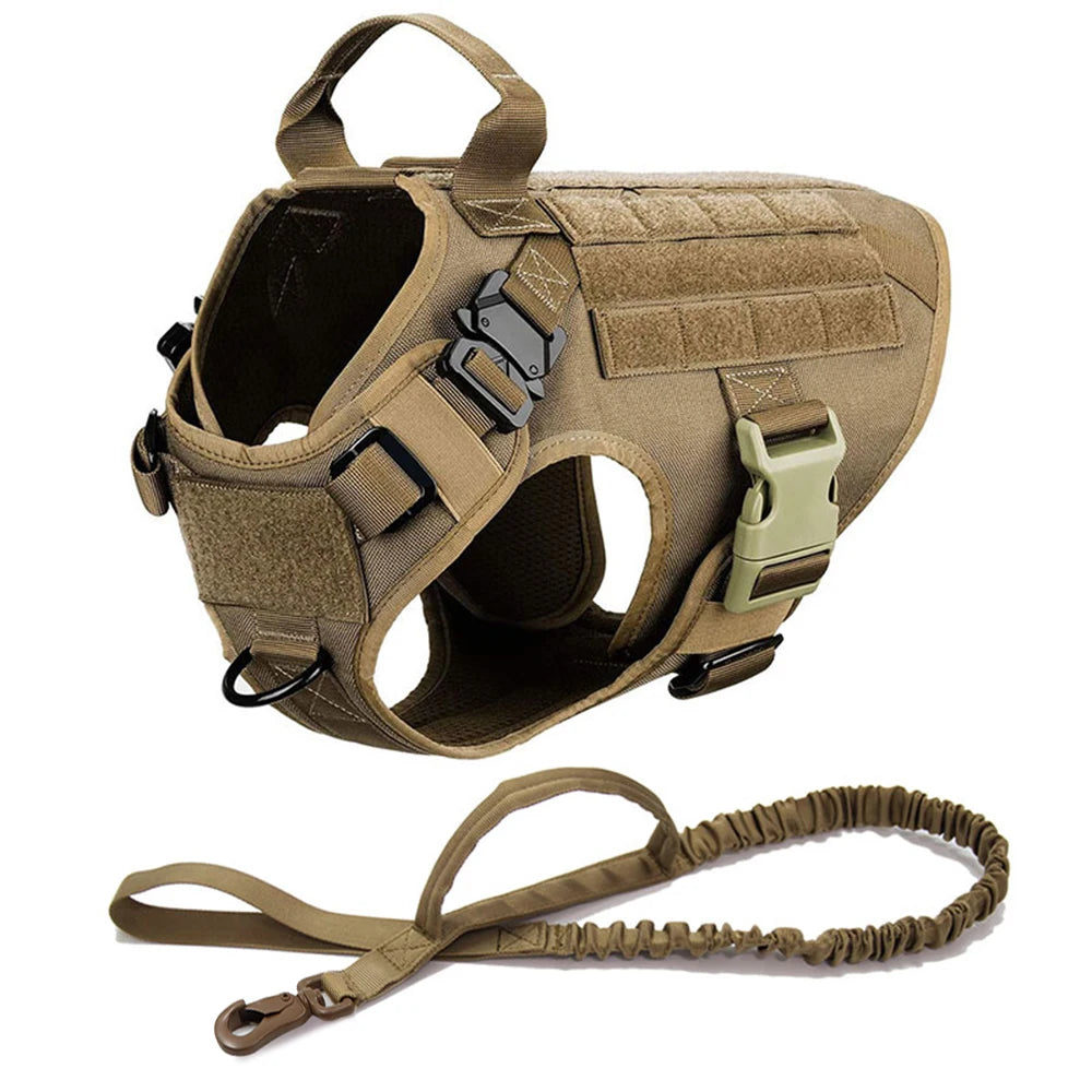 Tactical Dog Harness Set