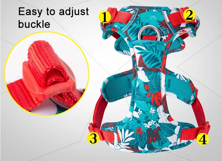 Reflective Tactical Dog Harness
