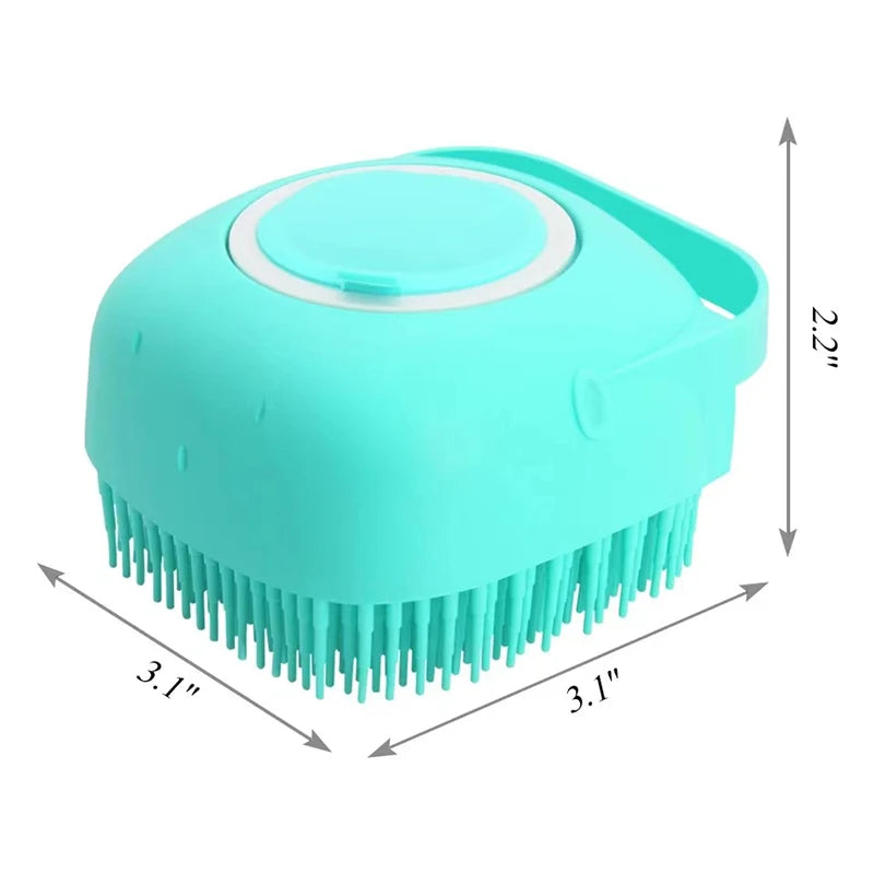 Bath Brush 2-In-1 Pet SPA Massage Comb 