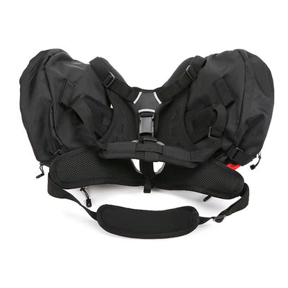 2-in-1 Backpack Carrier Dog Harness – Detachable Harness & Waterproof Bag for Outdoor Use