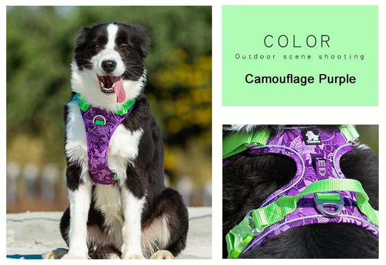 Reflective Tactical Dog Harness