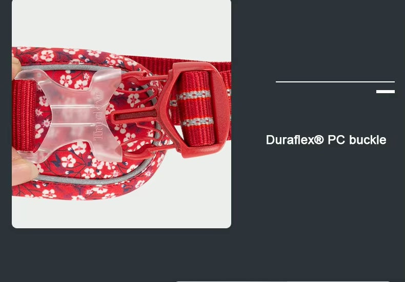 No-Pull Reflective Pet Harness Floral Edition