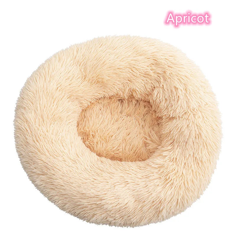 Super Soft Plush Donut Bed 