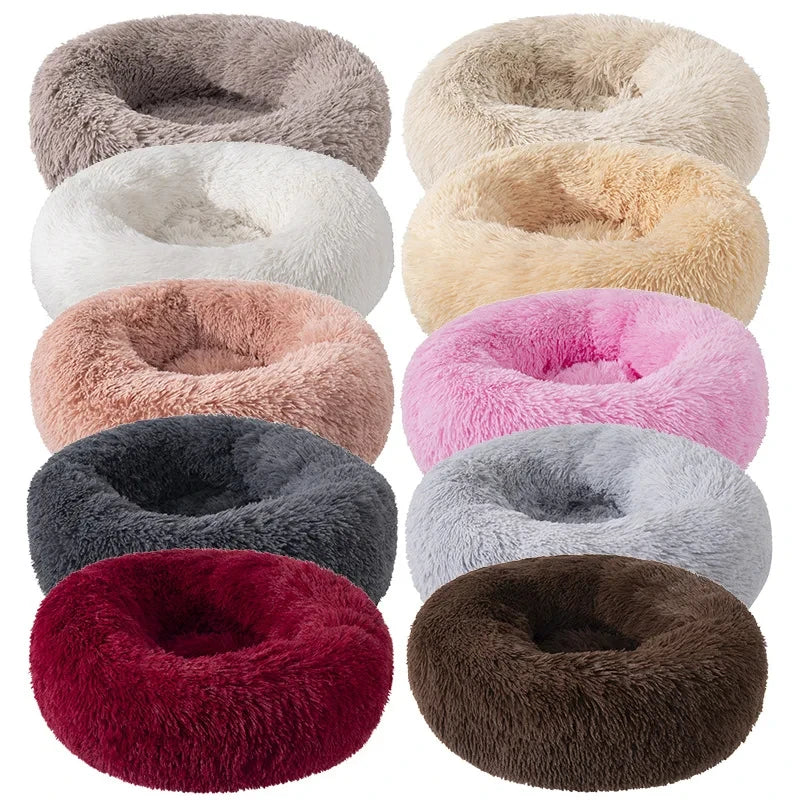 Super Soft Plush Donut Bed 