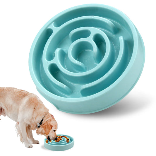 Pet Slow Feeder Bowl – Fun, Non-Slip Dish for Dogs & Puppies