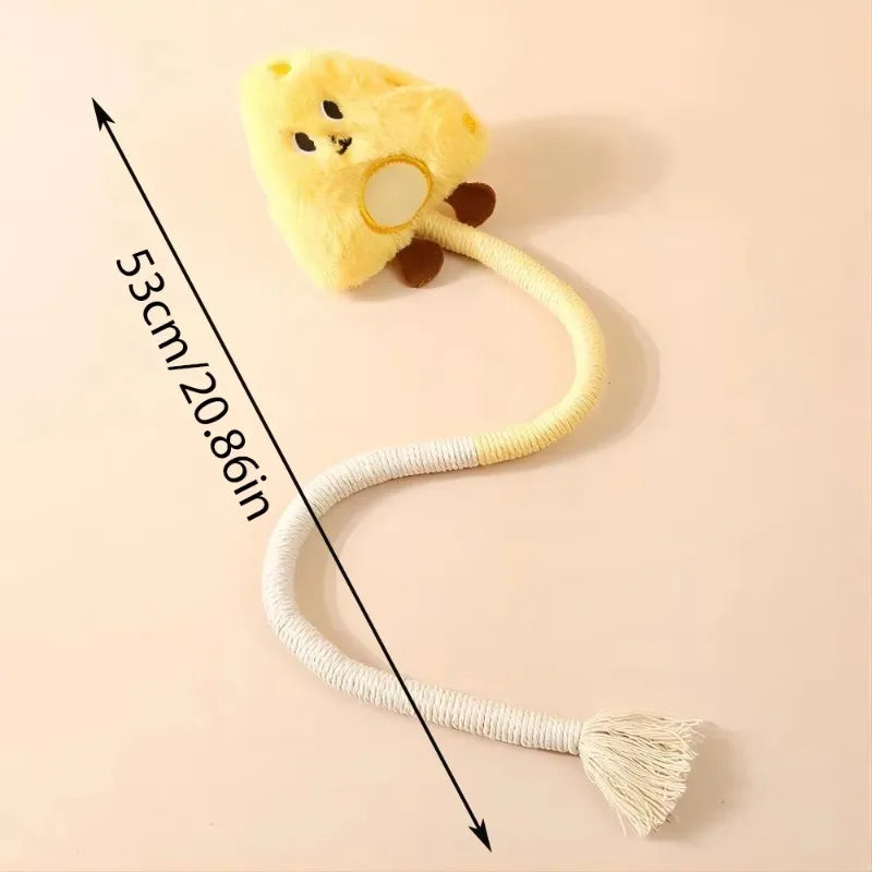 Durable Cat Scratcher Rope Toy – Cotton Rope, Bite-Resistant Chew & Scratch Puzzle, Cute Shape, Furniture Protector