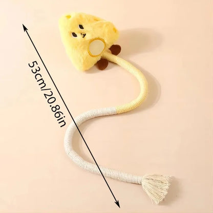 Durable Cat Scratcher Rope Toy – Cotton Rope, Bite-Resistant Chew & Scratch Puzzle, Cute Shape, Furniture Protector