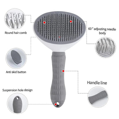 Stainless Steel Bristle Pet Hair Brush