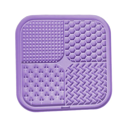 Silicone Dog Licking Mat with Suction Cups – Slow Feeder, Anti-Choking & Anxiety Relief
