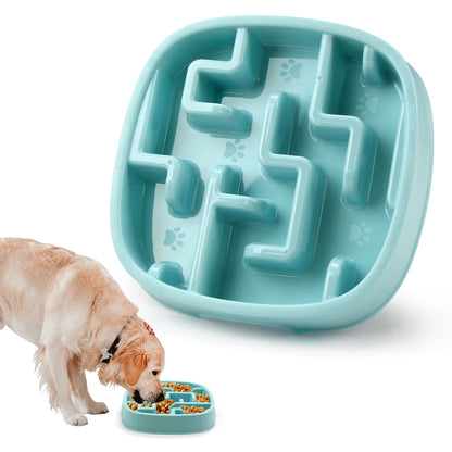 Pet Slow Feeder Bowl – Fun, Non-Slip Dish for Dogs & Puppies