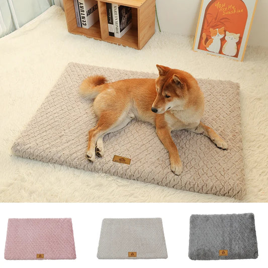 Orthopedic Faux Fur Waterproof Dog Bed 
