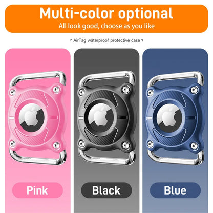 Waterproof Airtag Dog Collar Holder – Ultralight, Fully Sealed Metal Case, Removable for Apple AirTag (Excludes AirTag)