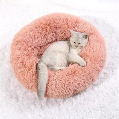 Super Soft Plush Donut Bed