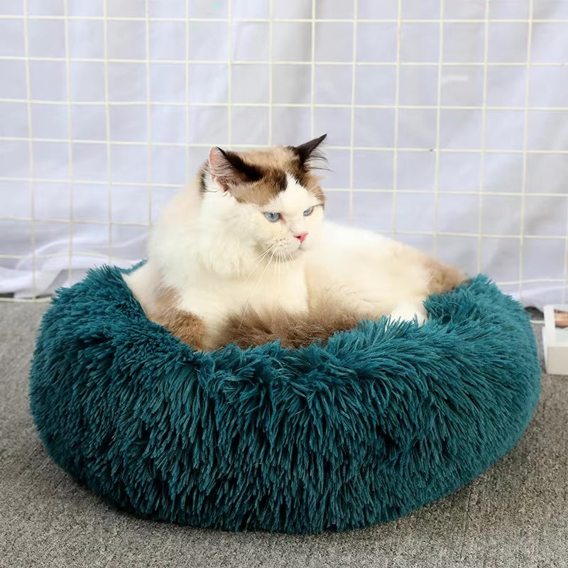 Super Soft Plush Donut Bed