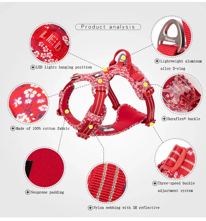 No-Pull Reflective Pet Harness