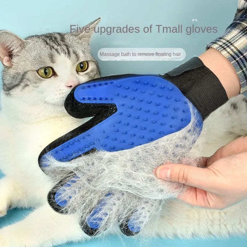 Silicone Pet Grooming Gloves 