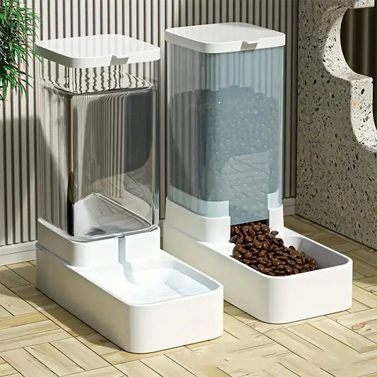 Gravity Dog Feeder & Water Dispenser