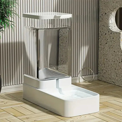 Gravity Dog Feeder & Water Dispenser