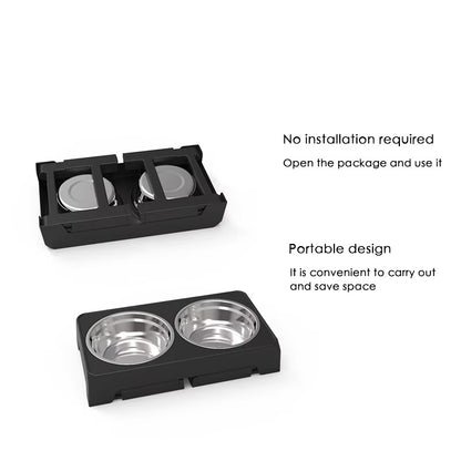 Raised Dog Feeder Set