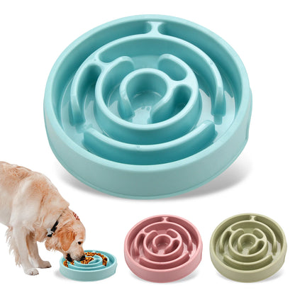 Pet Slow Feeder Bowl – Fun, Non-Slip Dish for Dogs & Puppies