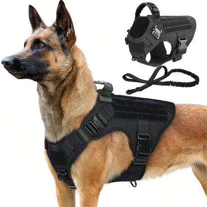 Tactical Dog Harness Set