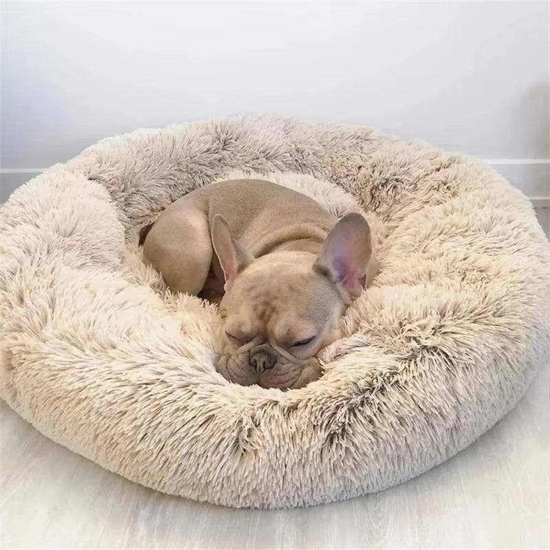 Super Soft Plush Donut Bed