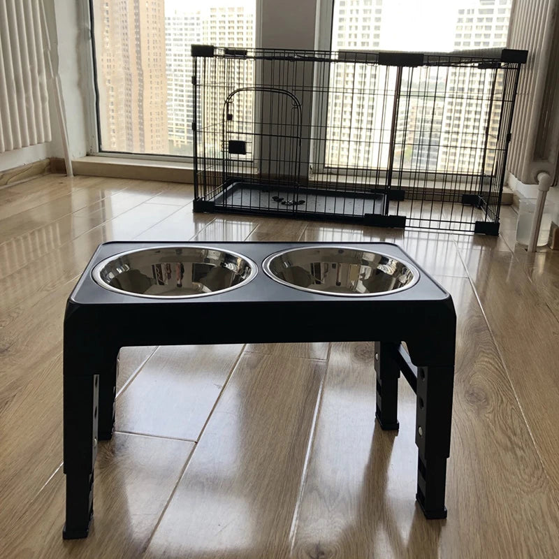 Raised Dog Feeder Set