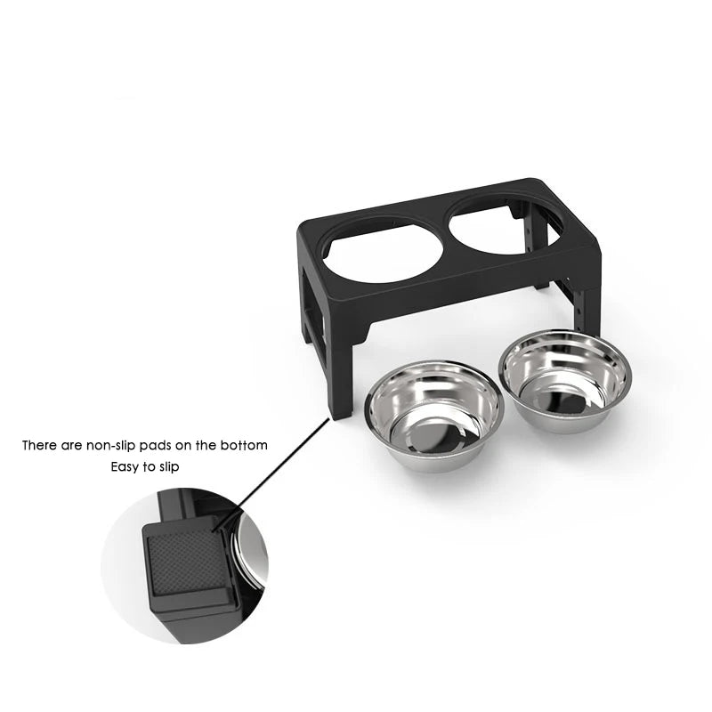 Raised Dog Feeder Set
